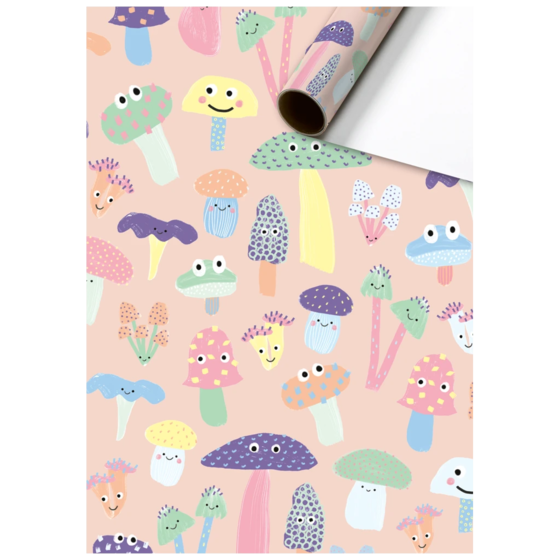 Geschenkpapier „Ching“ | 70 cm × 2 m, 80 g/m², rosa/mehrfarbig, pastell