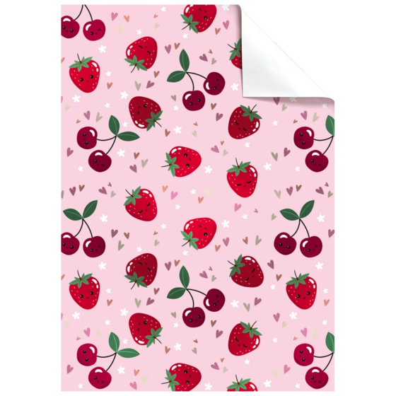 Geschenkpapier-Bogen „Yumi“ | 100×70 cm, 76 g/m², rosa
