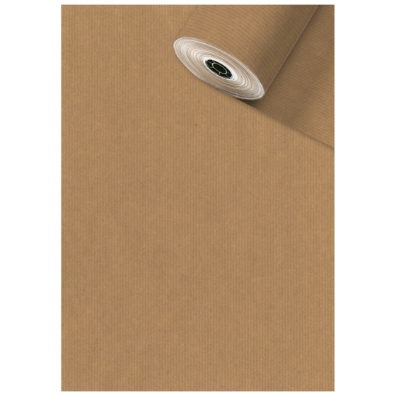Geschenkpapier Sécaré-Rolle „Braun Kraft“ | 70 cm × 250 m, 60 g/m², braun