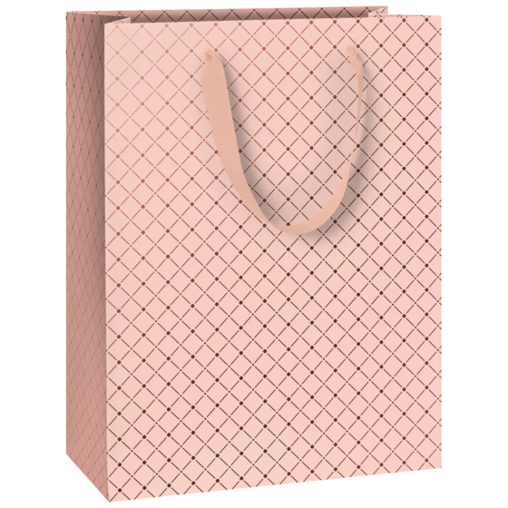 Geschenktasche „Min“ | 23×30×13 cm, 250 g/m², hellrosa