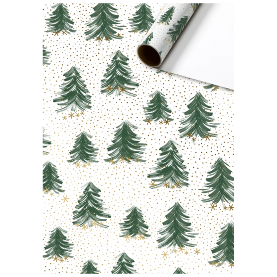 Geschenkpapier „Inverno“ | 70 cm × 2 m, 70 g/m², weiß