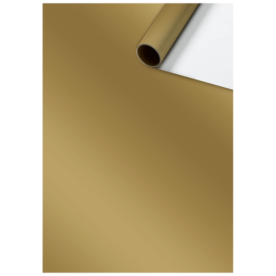 Geschenkpapier „Uni Plain“ One Colour | 70 cm × 5 m, 80 g/m², gold