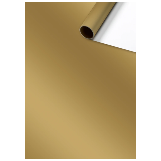 Geschenkpapier „Uni Plain“ One Colour | 70 cm × 10 m, 80 g/m², gold