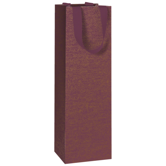 Flaschentasche „Falcone“ | 11×36×10,5 cm, 250 g/m², bordeaux
