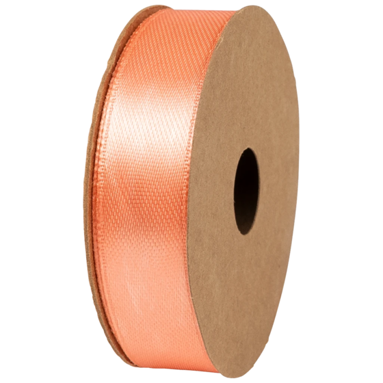 Geschenkband | Satin Polyester, 15 mm × 4 m, orange
