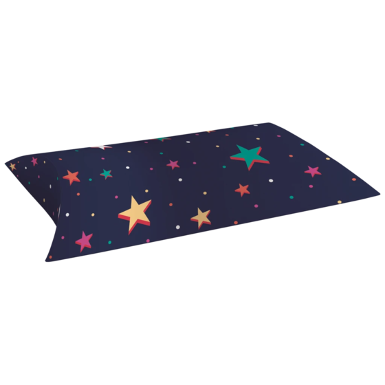 Boîtes pliantes « Starlett » | 16×4×19,5 cm, 210 g/m², bleu foncé, 3 pièce(s)