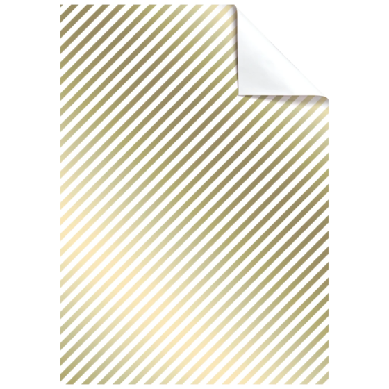 Geschenkpapier-Bogen „Stribe“ | 100×70 cm, 80 g/m², gold