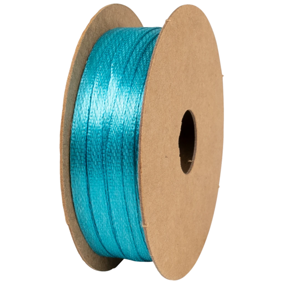 Geschenkband | Satin Polyester, 3 mm × 8 m, türkis
