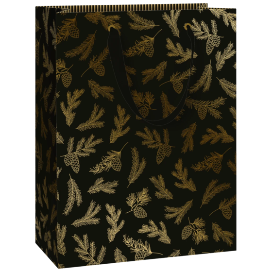 Geschenktasche „Mariola“ | 23×30×13 cm, 250 g/m², schwarz