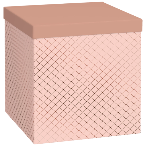 Geschenkbox „Min“ | 23×24×23 cm, 120 g/m², hellrosa