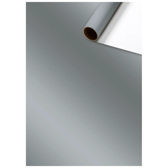Geschenkpapier „Uni Plain“ One Colour | 70 cm × 2 m, 80 g/m², silber