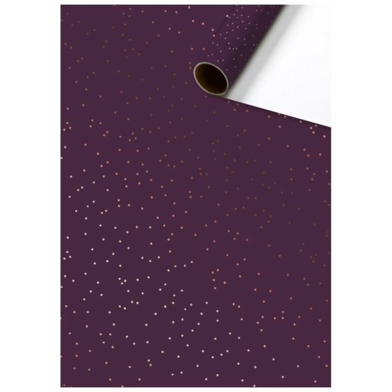 Geschenkpapier „Yvie“ | 70 cm × 1,5 m, 76 g/m², bordeaux