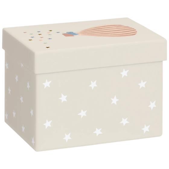 Geschenkbox „Mimmo“ | 12×12×16,5 cm, beige