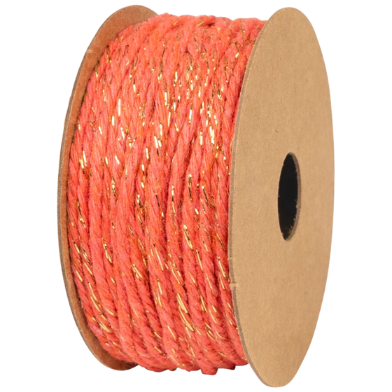 Geschenkband | Baumwolle, 2 mm × 10 m, pink
