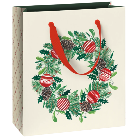 Geschenktasche „Kirsten“ | 18×21×8 cm, 250 g/m², beige