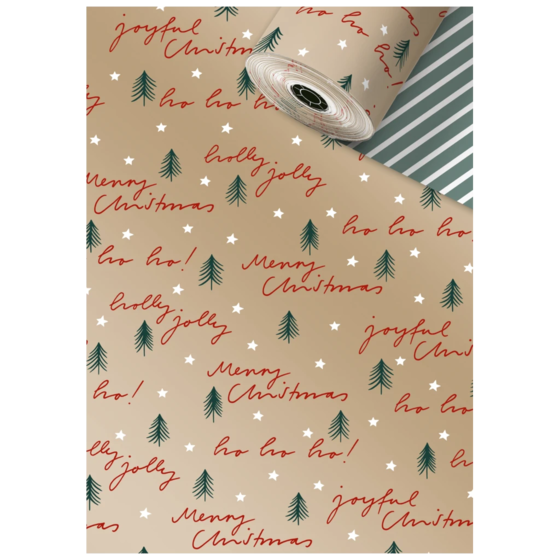 Geschenkpapier Sécaré-Rolle „Morgan“ | 30 cm × 250 m, 80 g/m², gold