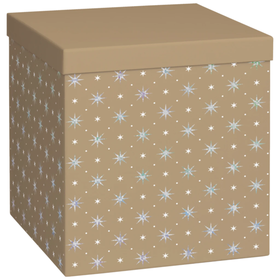 Geschenkbox „Zidonia“ | 23×24×23 cm, 120 g/m², gold