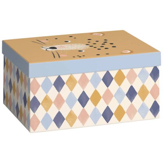 Geschenkbox „Buba“ | 16,5×12×24 cm, 120 g/m², mehrfarbig, pastell
