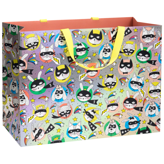 Geschenktasche | 40×30×20 cm, 250 g/m², regenbogen