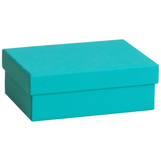 Geschenkbox One Colour | 16,5×6×12 cm, türkis