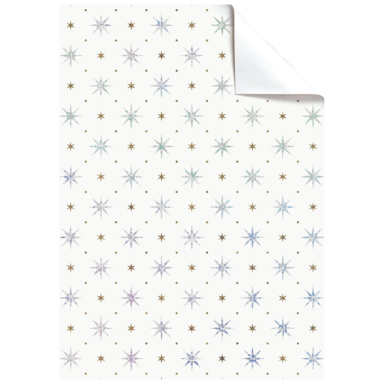 Geschenkpapier-Bogen „Zidonia“ | 100×70 cm, 76 g/m², weiß