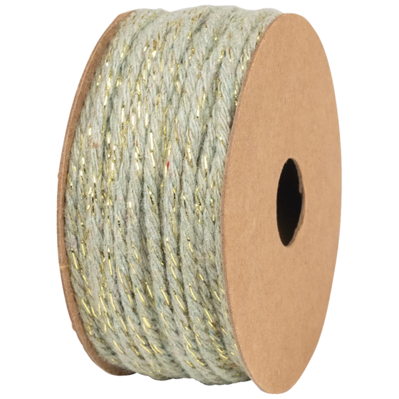 Geschenkband | Baumwolle, 2 mm × 10 m, hellgrün