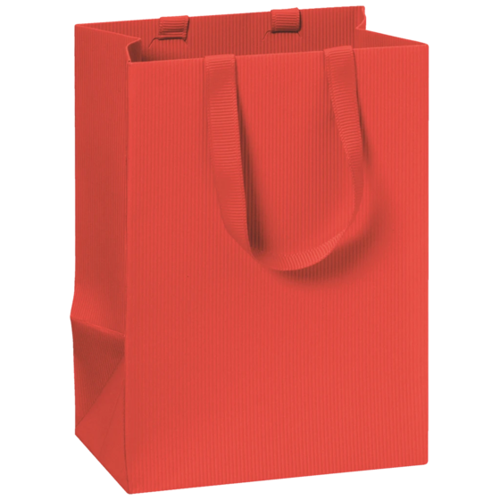 Geschenktasche One Colour | 10×14×8 cm, 250 g/m², rot