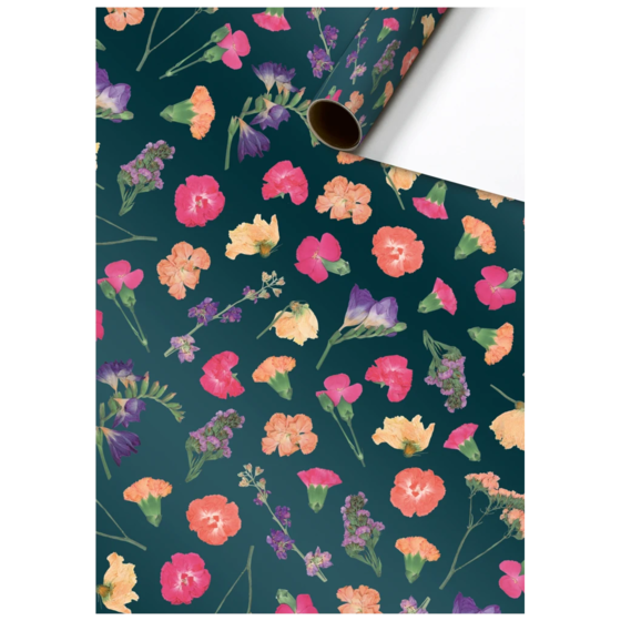 Geschenkpapier „Maila“ | 70 cm × 1,5 m, 76 g/m², petrol