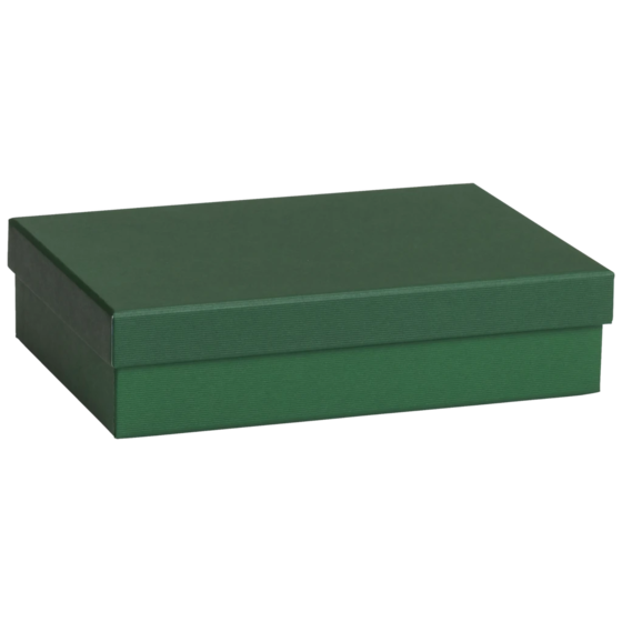 Geschenkbox One Colour | 24×6×16,5 cm, dunkelgrün