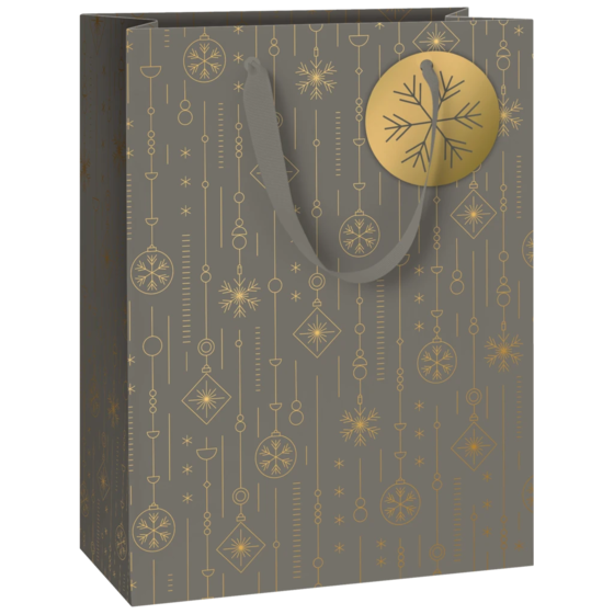 Geschenktasche „Apollo“ | 23×30×13 cm, 230 g/m², dunkelgrau