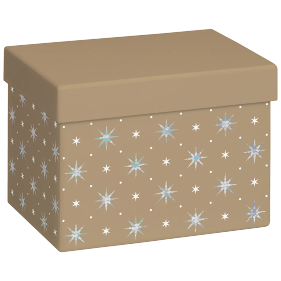 Geschenkbox „Zidonia“ | 12×12×16,5 cm, 120 g/m², gold