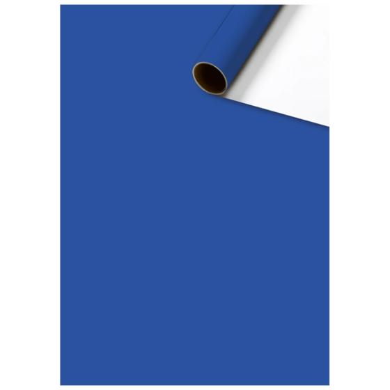 Geschenkpapier „Uni Plain“ One Colour | 70 cm × 2 m, 80 g/m², blau
