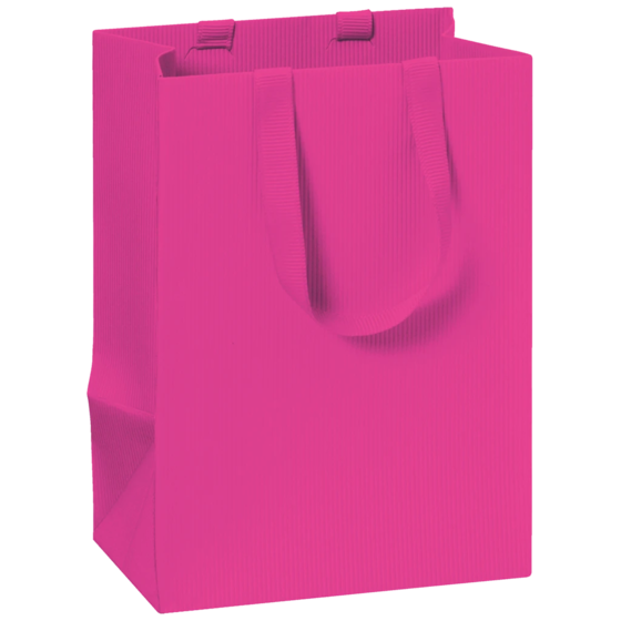 Geschenktasche One Colour | 10×14×8 cm, 250 g/m², pink