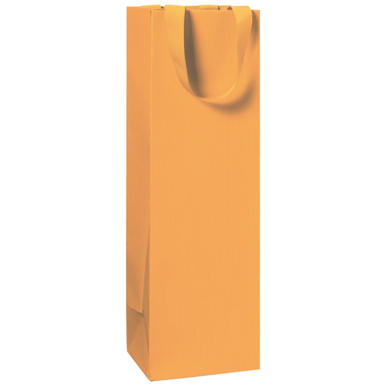 Flaschentasche One Colour | 11×36×10,5 cm, 250 g/m², dunkelorange