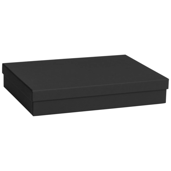 Geschenkbox One Colour | 33×6×24 cm, schwarz