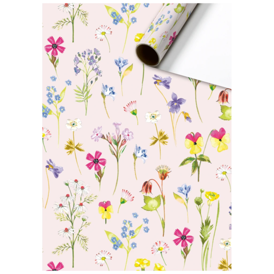 Geschenkpapier „Chantal“ | 70 cm × 2 m, 80 g/m², rosa