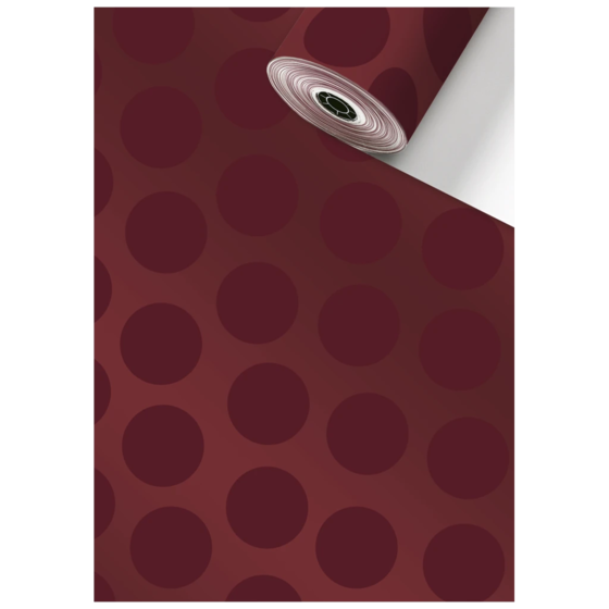 Geschenkpapier Sécaré-Rolle „Vanda“ | 70 cm × 100 m, 76 g/m², bordeaux