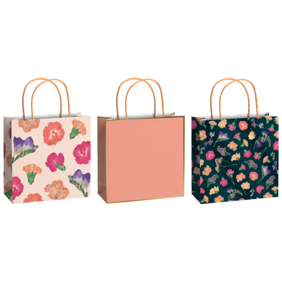 Geschenktaschen-Set „Maila“ | 20×20×8 cm, 200 g/m²