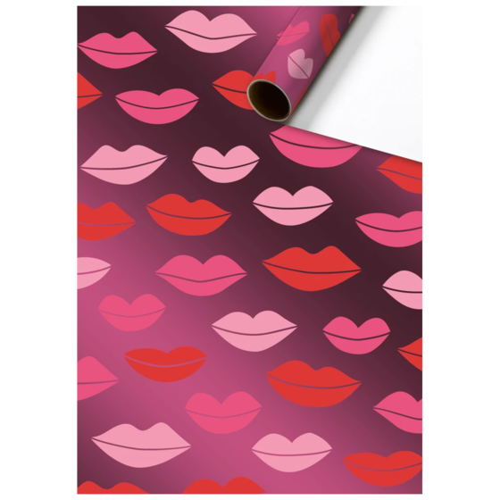 Geschenkpapier „Diva“ | 70 cm × 1,5 m, 76 g/m², pink