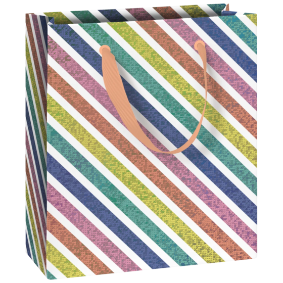 Gift Bag “Naoki” | 18×21×8 cm, 2210 gsm, variegated