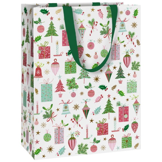 Geschenktasche „Inge“ | 23×30×13 cm, 250 g/m², weiß