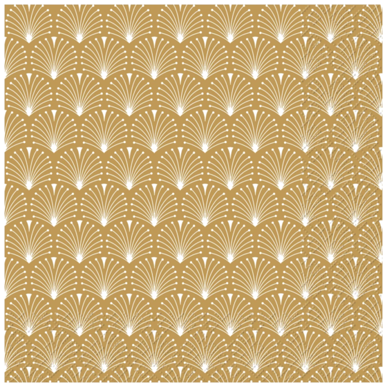 Servietten „Arion“ | 33×33 cm, gold, 20 Stück