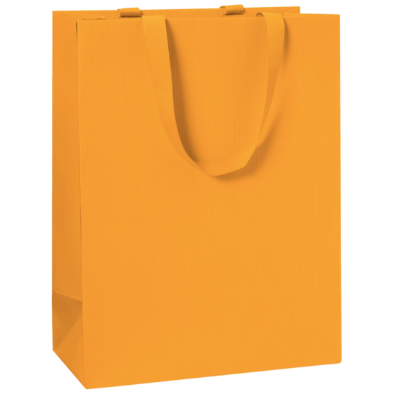 Geschenktasche One Colour | 23×30×13 cm, 250 g/m², dunkelorange