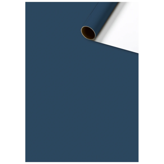 Geschenkpapier „Uni Plain“ One Colour | 70 cm × 10 m, 80 g/m², dunkelblau