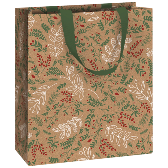 Geschenktasche „Jara“ | 18×21×8 cm, 250 g/m², braun