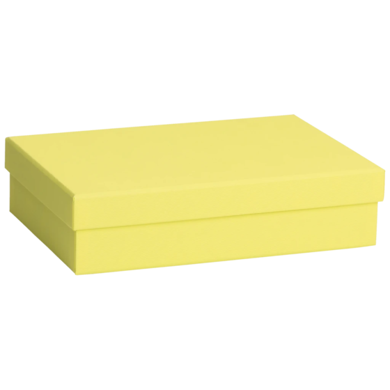 Geschenkbox One Colour | 24×6×16,5 cm, gelb