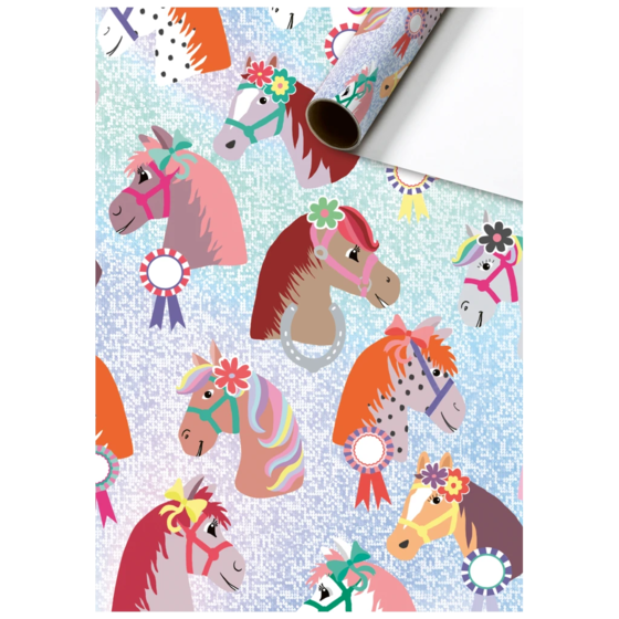 Geschenkpapier „Bonny“ | 70 cm × 1,5 m, 76 g/m², regenbogen