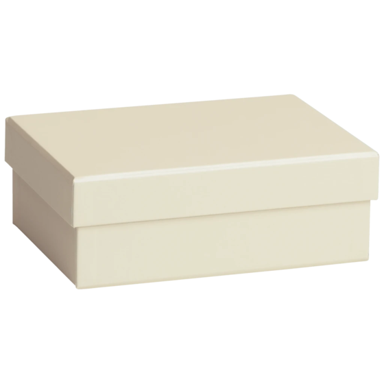 Geschenkbox One Colour | 16,5×6×12 cm, hellbeige