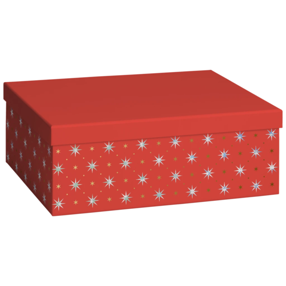 Geschenkbox „Zidonia“ | 24×12×33 cm, 120 g/m², rot