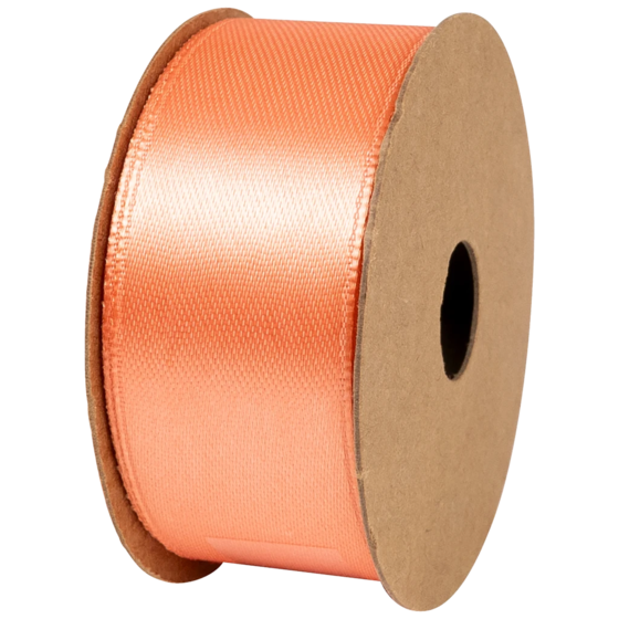 Geschenkband | Satin Polyester, 25 mm × 4 m, orange